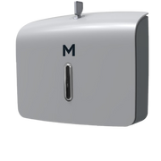 Mini Slimfold Towel Dispenser - Silver, 300 Sheet Capacity (1)