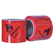 Flammable Gas 2.1, Rippa Label, 96mm X 100mm X 50m