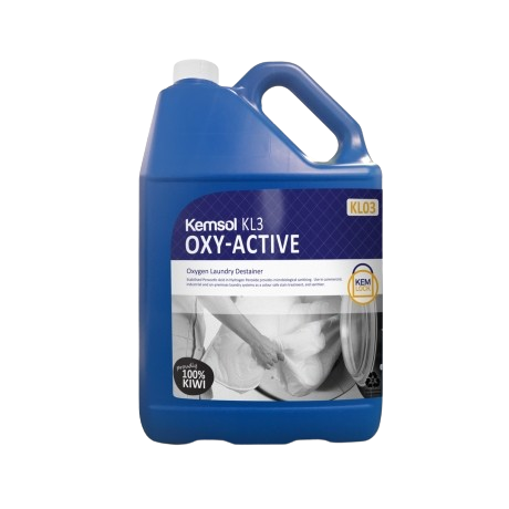 Kemsol Kl3 Oxy-Active Oxygen Laundry Destainer (Kemlock Closed Loop Dispensing System) (Dg Class 9) 5L