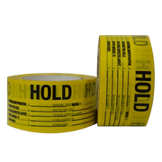 Hold Quality Control Printed PET Labels