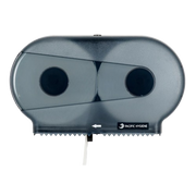 Toilet Paper Dispenser Double Jumbo 27cm x 48cm x 13.2cm Black