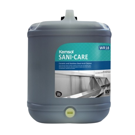 Kemsol Sani Care Ceramic & Stainless Steel Acid Cleaner (Dg Class 8) 20L