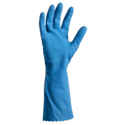 Silverlined RubberGloves, Blue, Large (12)