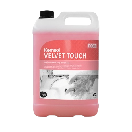 Kemsol Velvet Touch Fragranced Flowing Hand Soap 5L
