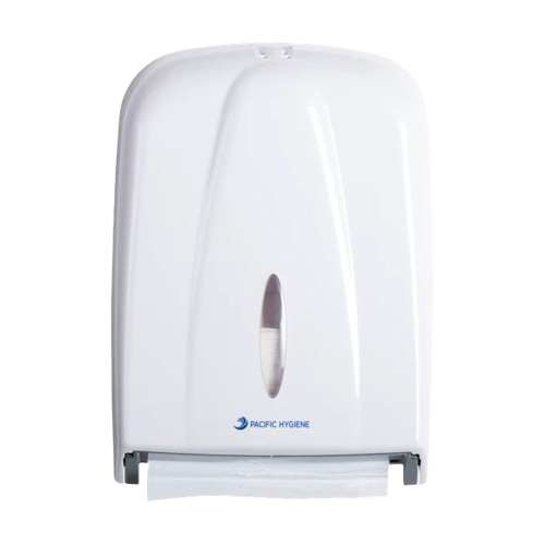 Hand Towel Trim Dispenser 35cm x 26cm x 7cm White