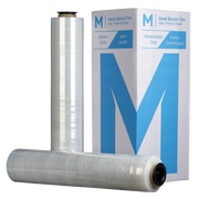 Hand Pallet Wrap , Clear, 500mm X 400m X 15mu (4)