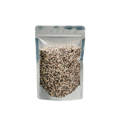 Silver back Clear Front 100g stand up pouch 90mm x 140mm (100)