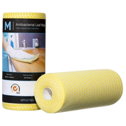 M Brand Antibacterial Leaf Wipes Yellow, 300mm x 500mm, 90 Sheets, 60gsm (4) Regular Duty
