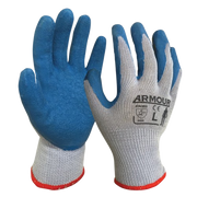 Open Back Latex Gloves, Large