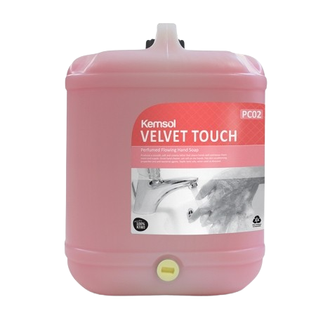 Kemsol Velvet Touch Fragranced Flowing Hand Soap 20L