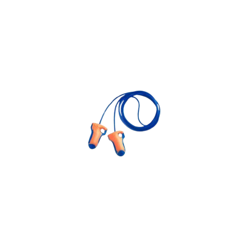 Disposable Corded Ear Plugs, Metal Detectable (100)