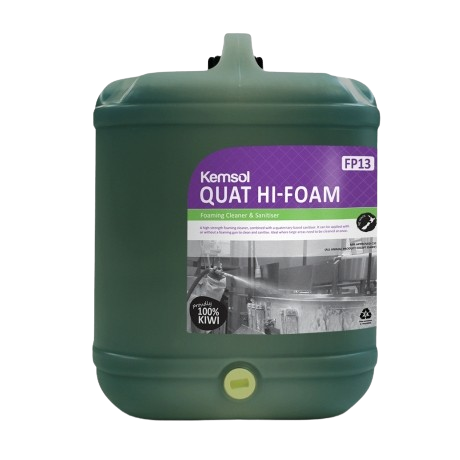 Quat Hi Foam Combined Alkaline And Quat Cleaner Sanitiser, 20L