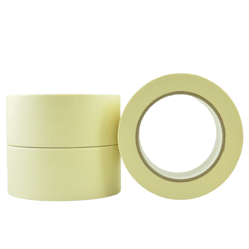 Automotive Crepe Rubber Masking Tape, Natural, 48mm X 50m