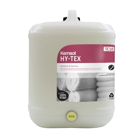 Kemsol Hy-Tex Destainer/Sanitiser (Dg Class 8) 20L