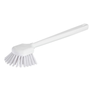 Gong Brush, Long Handle, White