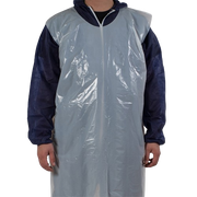 LDPE Sleeveless Smock, White, 1400mm X 800mm (250)