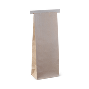 235mm X 88mm X 47mm 250g Tin Tie Bag Brown (500)