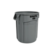 Rubbish Bin, Rubbermaid Brute, Grey, 76L, Heavy Duty