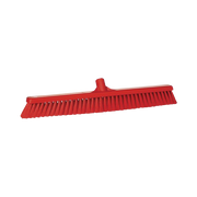 Floor Broom, Vikan , Red, 125mm X 610mm X 65mm, Medium Bristles