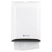 Hand Towel Interfold Dispenser 37.5cm x 27.5cm x 14cm White