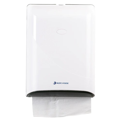 Hand Towel Interfold Dispenser 37.5cm x 27.5cm x 14cm White