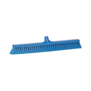 Floor Broom, Vikan , Blue, 125mm X 610mm X 65mm, Medium Bristles