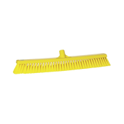 Floor Broom, Vikan , Yellow, 125mm X 610mm X 65mm, Medium Bristles