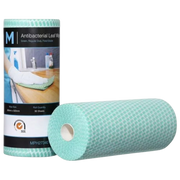 M Brand Antibacterial Leaf Wipes Green, 300mm x 500mm, 90 Sheets, 60gsm (4) Regular Duty