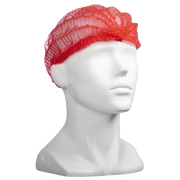 Hair Net, Red, 530mm Wide, 12gsm (1000)