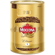 Moccona Freeze Dried Classic Medium Roast Coffee, 500g