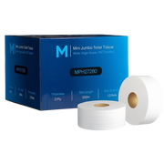 Jumbo Mini Toilet Tissue 2ply X 200m Unwrapped White - (12)