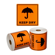 Keep Dry Label, 99mm X 99mm