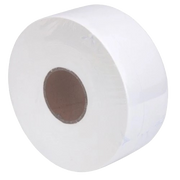 Jumbo Toilet Roll 100% Recycled Paper - 2 ply 300m/Roll, 8/Ctn