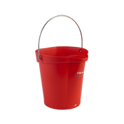 Heavy-Duty Bucket, Red, 258mm X 260mm X 270mm, 6L