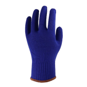 Acrylic Knit Liner gloves, Navy , Small