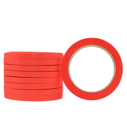 Neck Bag Tape, uPVC, Red, 9mm X 66m