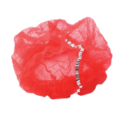 Hair Net, Red, Metal Detectable (100)