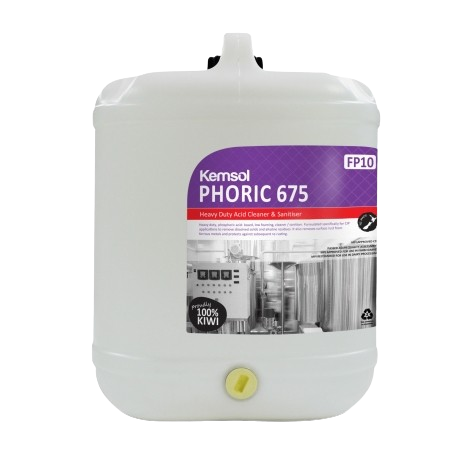Kemsol Phoric 675 Low Foam Acid Cip Cleaner/Sanitiser (Dg Class 8) 20L