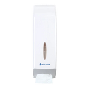 Toilet Tissue Interleaved Dispenser 42cm x 13.5cm x 13.5cm White