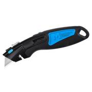 Retractable Cutter Knife, Blue & Black, 19mm
