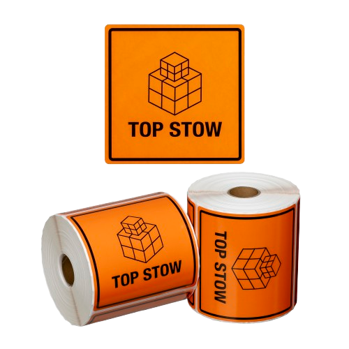 Top Stow Label, 99mm X 99mm